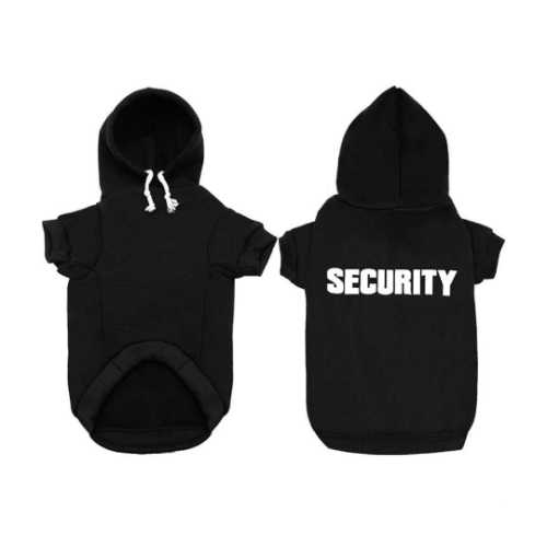 Dog Sweatshirt Cute Funny Pet Sweater Security Dog