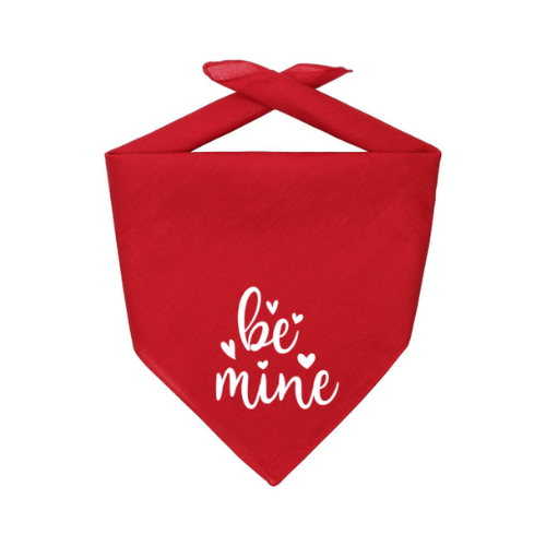 Dog Bandana Be Mine Valentine