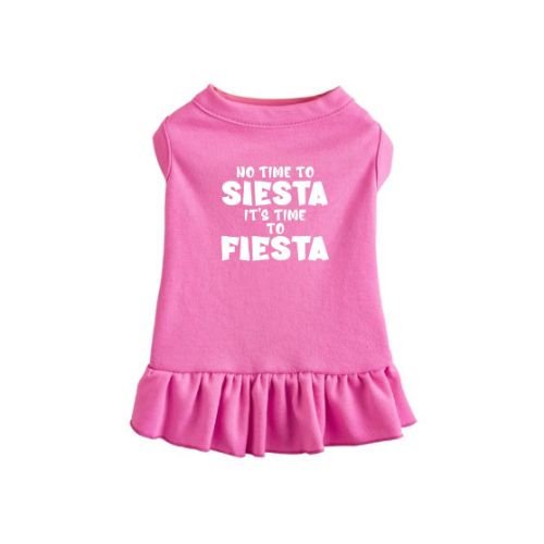 No Time to Siesta It's Time to Fiesta Dog Dress