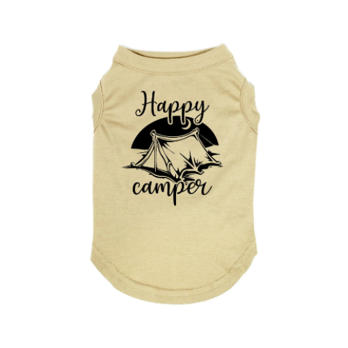 Happy Camper Dog Shirt