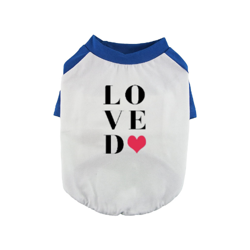 LOVED Dog Shirt Valentine Pet Shirt