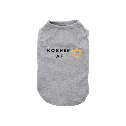 Kosher AF - Hanukkah Dog Shirt Pet Shirt