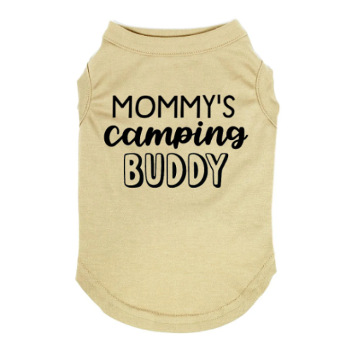 Mommy's Camping Buddy Dog Shirt