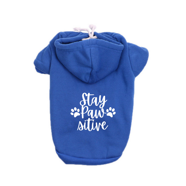 Dog Hoodie Pop Culture Stay Pawsitive