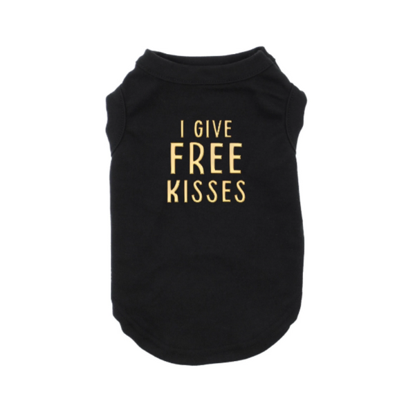 I Give Free Kisses Dog Shirt