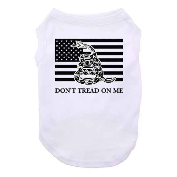 Gadsden Flag Don't Tread On Me Tactical Dog Shirt