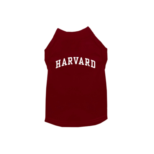 Harvard School Tank College Tee Vintage Shirt