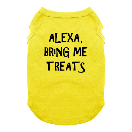 Alexa Bring Me Treats Dog Shirt