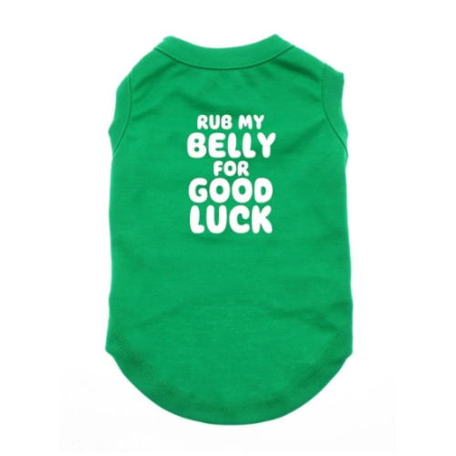 Rub My Belly for Good Luck Dog Shirt