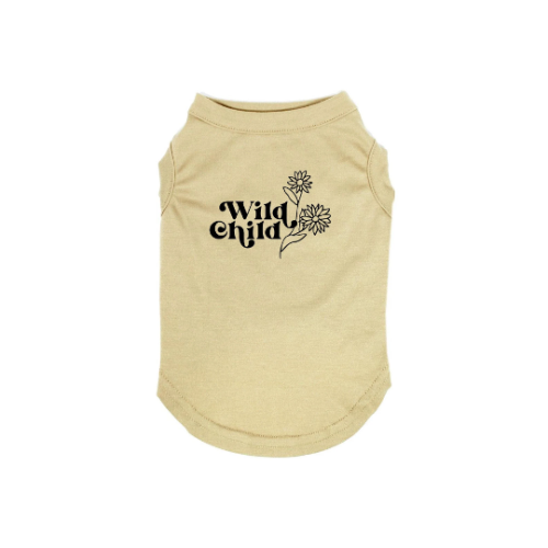 Wild Child Dog Shirt Pet Shirt