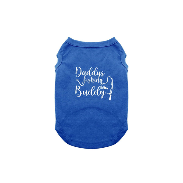 Daddy's Fishing Buddy Dog Shirt