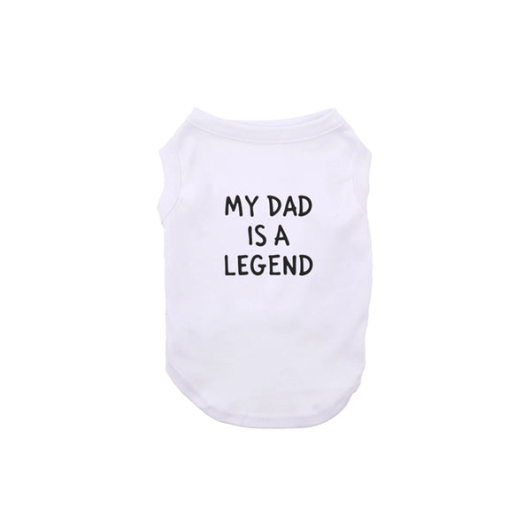 My Dad Is A Legend Dog Shirt