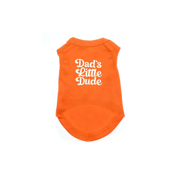 Dad's Little Dude Dog Shirt