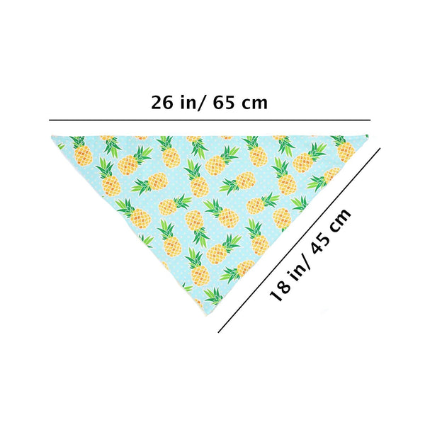 Flamingos & Leaves Dog Bandana