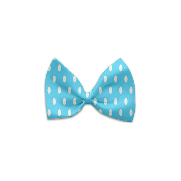 Blue Polka Dots Bow Tie