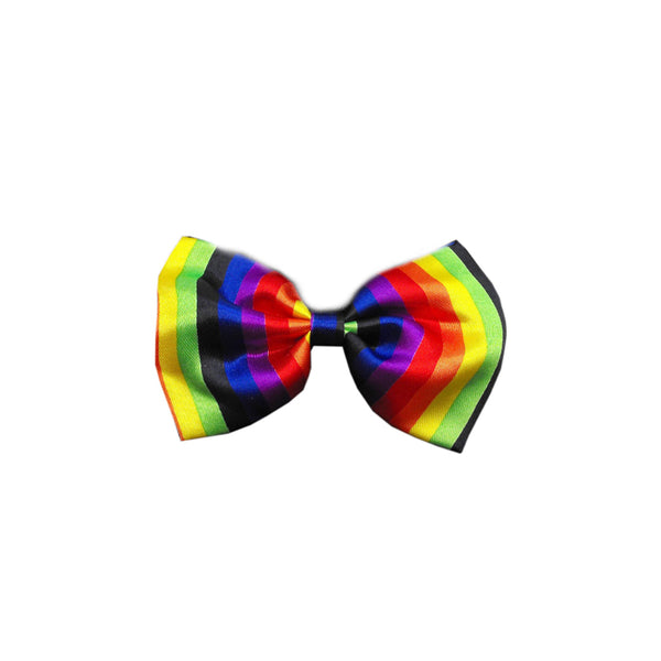 Rainbow Stripes Bow Tie