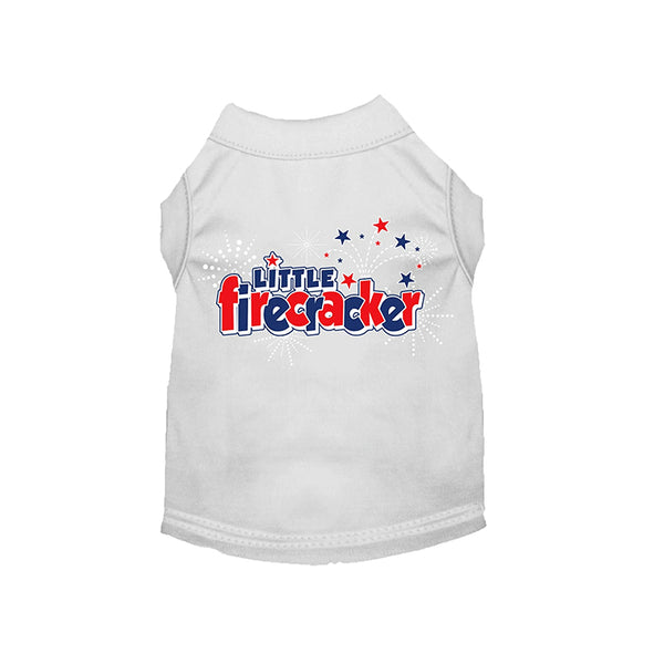 Little Firecracker Dog Shirt