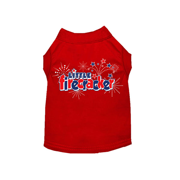 Little Firecracker Dog Shirt