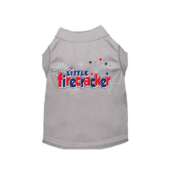 Little Firecracker Dog Shirt