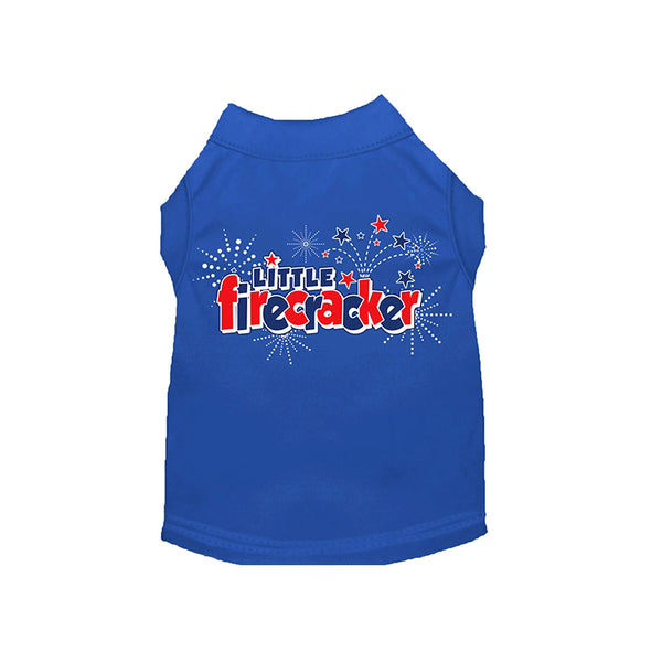 Little Firecracker Dog Shirt