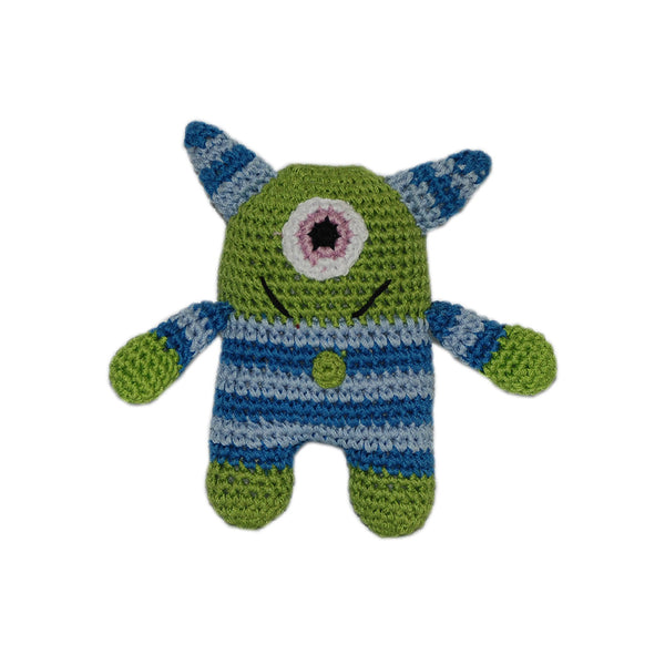 Organic Cotton Squeaky Toy Alien