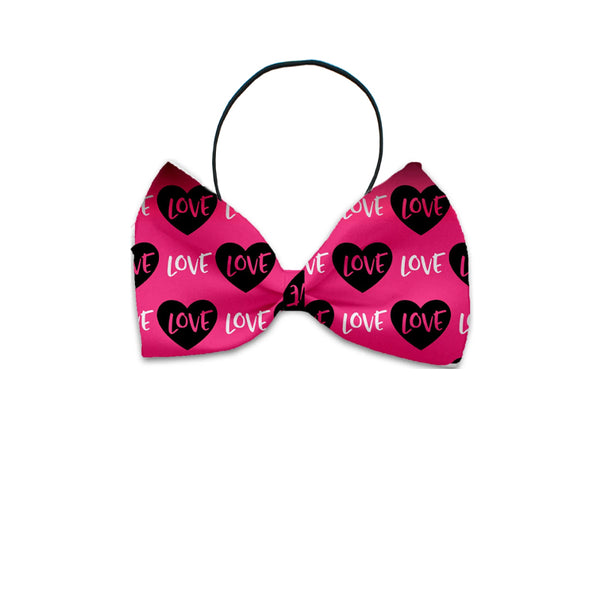 Pink Love Bow Tie