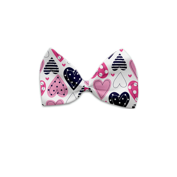 Mixed Hearts Bow Tie